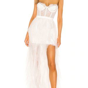 For Love & Lemons Bustier Gown